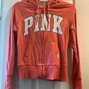 PINK Victoria's Secret Coral Zip-Up